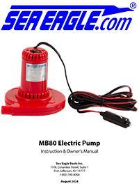 Top page of the MB80 Pump PDF