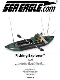 Top page of the Fishing Explorer 350fx PDF