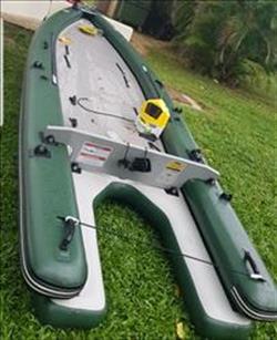 Mohd Noor Haron with their FSK16 FishSkiff™