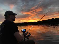 Daniel Gathman with their FSK16 FishSkiff™