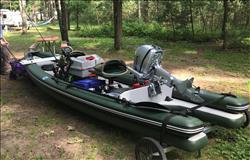 Daniel Gathman with their FSK16 FishSkiff™