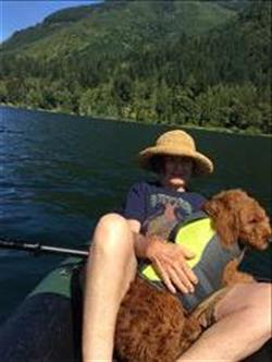 Lisa Christianson with their 385fta FastTrack™ Angler