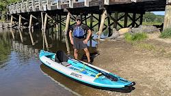 Larry Cohen with their 385ft FastTrack™ V-bottom