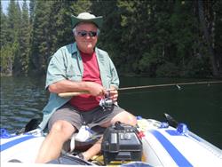 Jerre Blodgett with their SE9 Motor Mount